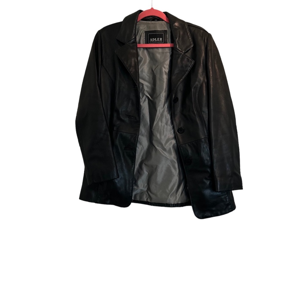 Adler Collection Women’s Lamb Skin and Genuine Leather Jacket Size PS
